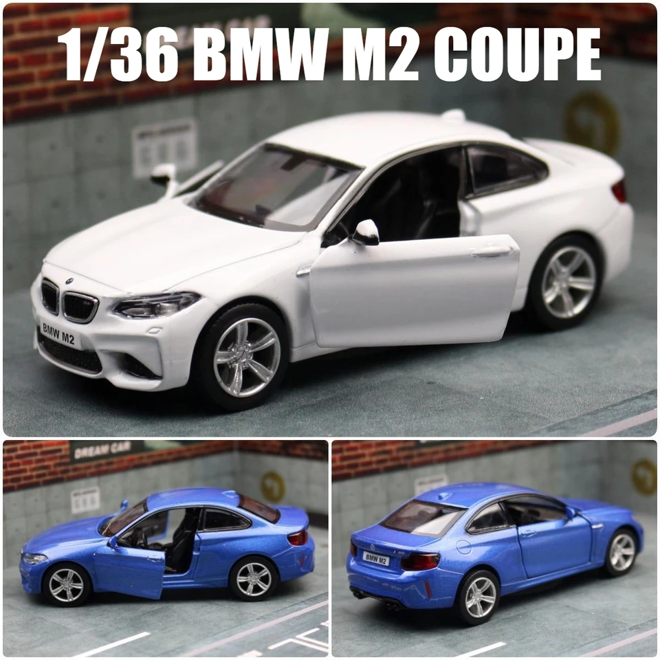 1/36 BMW M2 Sedan Toy Car For Children RMZ City Diecast Vehicle