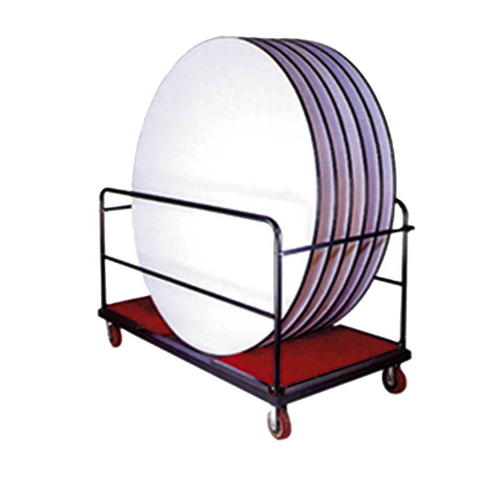 af-Round Table Carrier Banquet Tables Car Hotel Banquet Equipment Banquet Stacking Table Trolley Chair Cart!