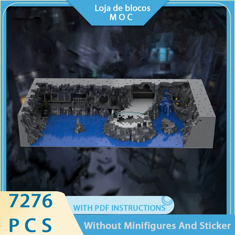 

Изысканный новый продукт: Конструктор MOC, модель стереоскопической сцены из фильма, Бэткейн, технологичный модульный набор, детская игрушка, подарок, DIY-набор