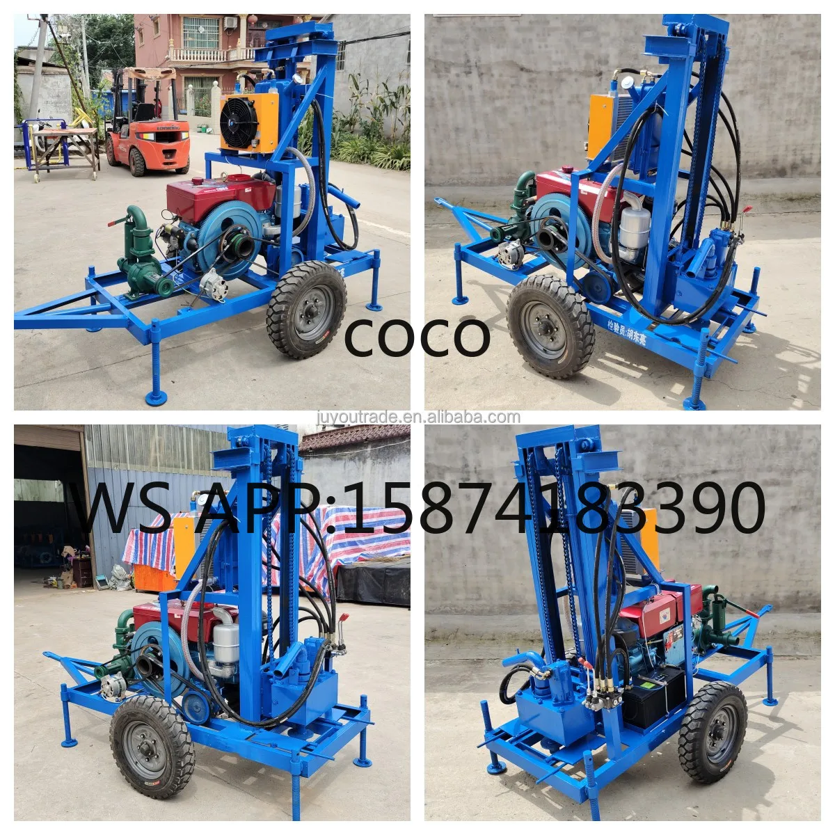 SUNMOY Water Well Drilling Machine 100M 120M 150M Underground Borehole Rig