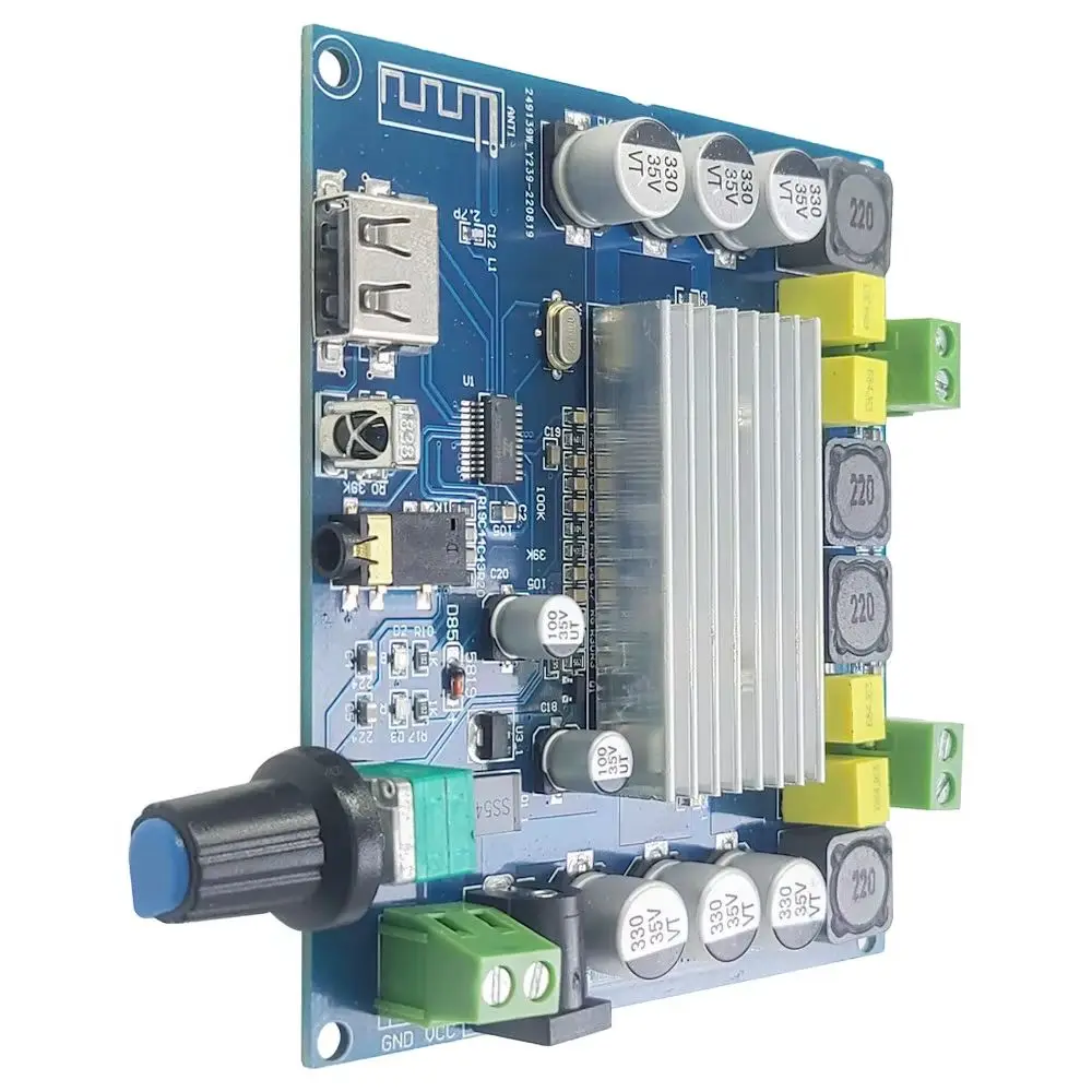 TPA3116 Bluetooth Verstärker Bord Digitale Dual-Kanal 2*100 W High Power Sound Audio Verstärker Modul BT 5,0 USB AUX Eingang
