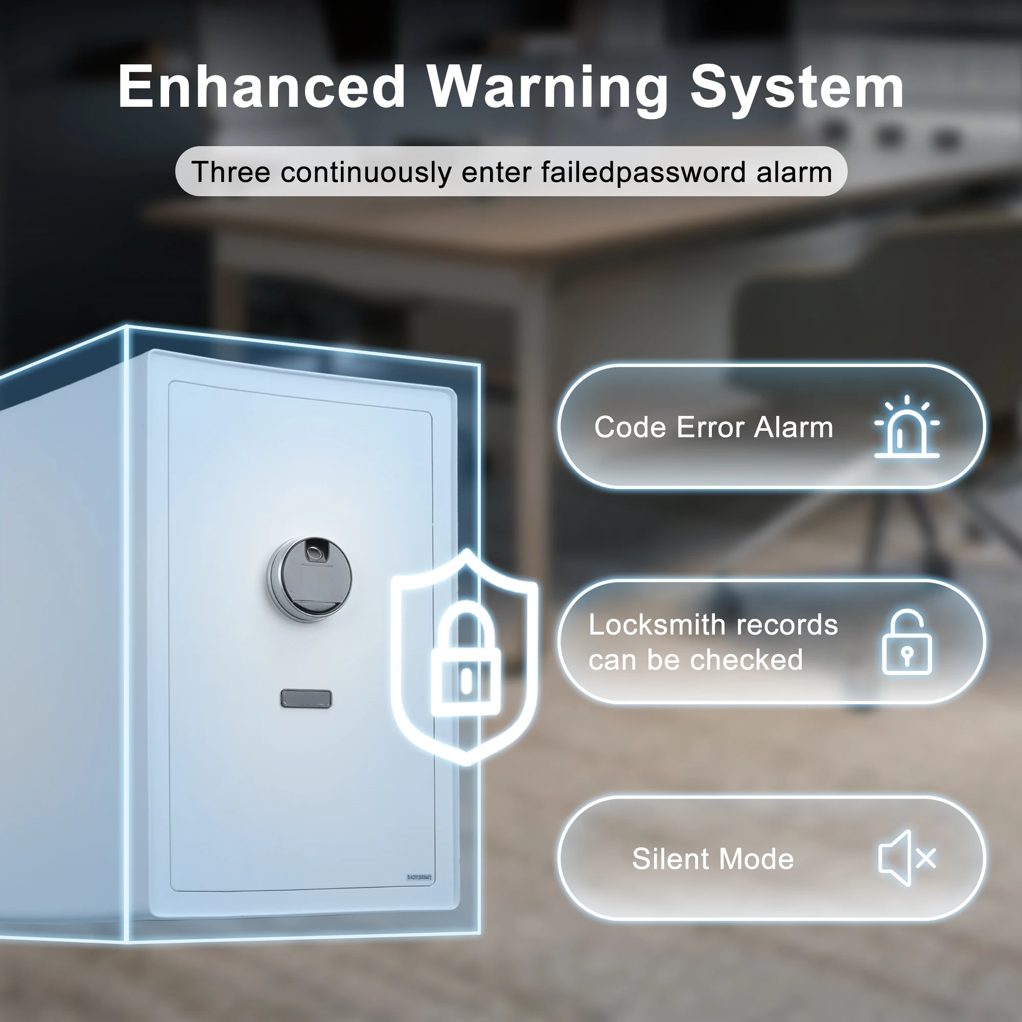 3.0 Cu.Ft Large Home Safe, Heavy Duty Digital Security Safe, Built-In Drawer and Removable Shelf for Storing Valuables