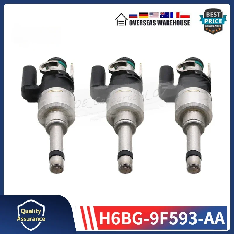 

H6BG-9F593-AA H6BG9F593AA Fuel Injectors 3PCS For Ford Focus IV 1.0 Ltr engine H6BG-9F593-AB