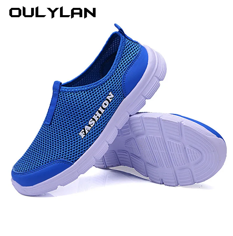 Lightweight Mesh Breathable Sneakers for Men and Women, Casual Sports Shoes, Running Sneakers, Summer Sandals, New, 2024