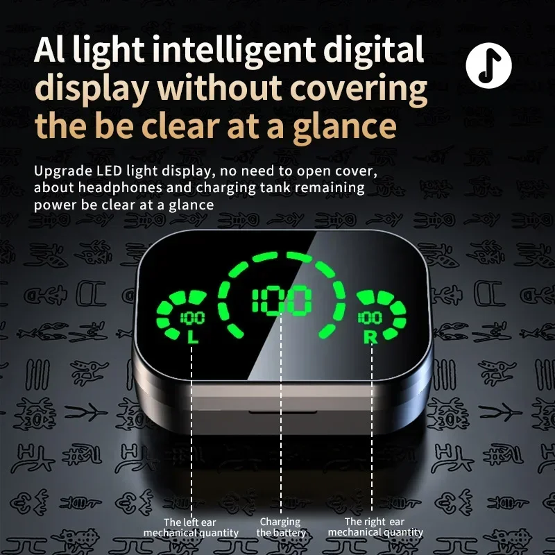 سماعات VIKEFON اللاسلكية مع ميكروفون ، بلوتوث-، ستيريو HiFi ، سماعات أذن رياضية ، سماعة رأس للاعبين ، جهاز مساعدة على السمع ، موسيقى