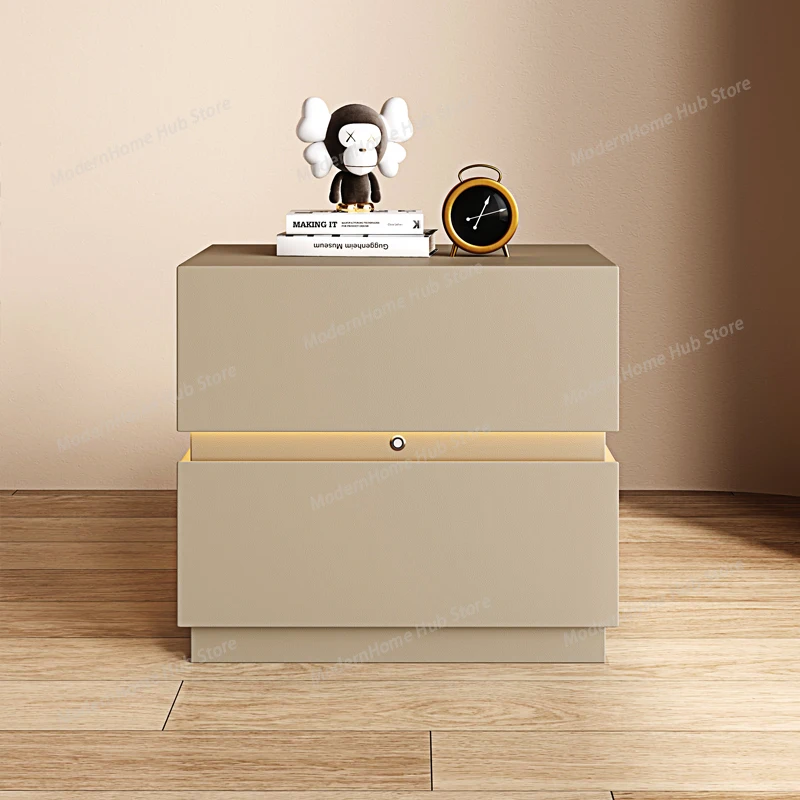 Table Bedroom Auxiliary Bedside Tables Cabinet Narrow Wood Coffee Nightstand Storage Gamer Nordic Mesa De Noche Furniture