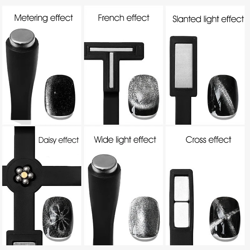 Multifunzionale Forte Magnete Stick 3D Cat Eye Pittura Unghie Art Design Cat Eye Gel UV Per Manicure Art Design Strumenti Speciali