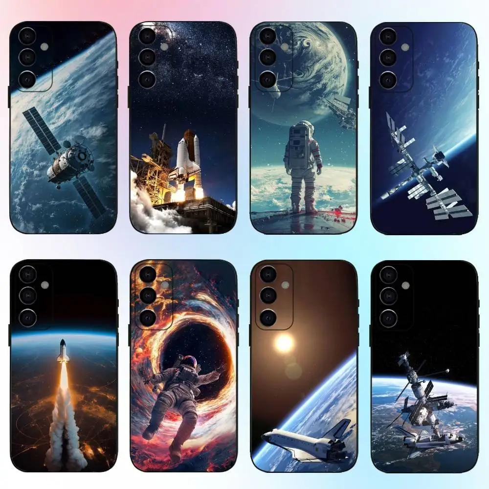 

Aerospace Art Phone Case For Samsung Galaxy A73,A72,A71,A70,A53,A52,A51,Others Soft Black Cover