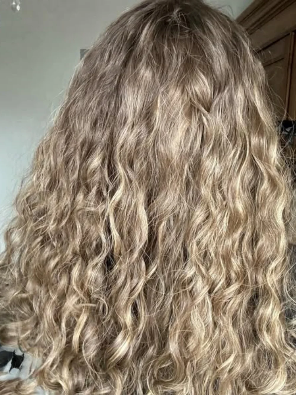 Luxury Frontal Lace Wigs 100% Virgin Human Hair Brunette Brown Highlights Wig Deep Curly Wavy Thick Density Wig 13x6