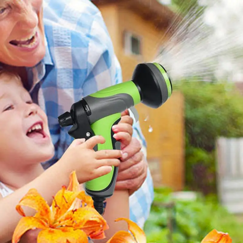 Garden Nozzle 10 Watering Patterns Garden Hose Sprayer Comfortable Grip Hand Sprayer Water Hose Sprayer For Plants Lawn Outdoor