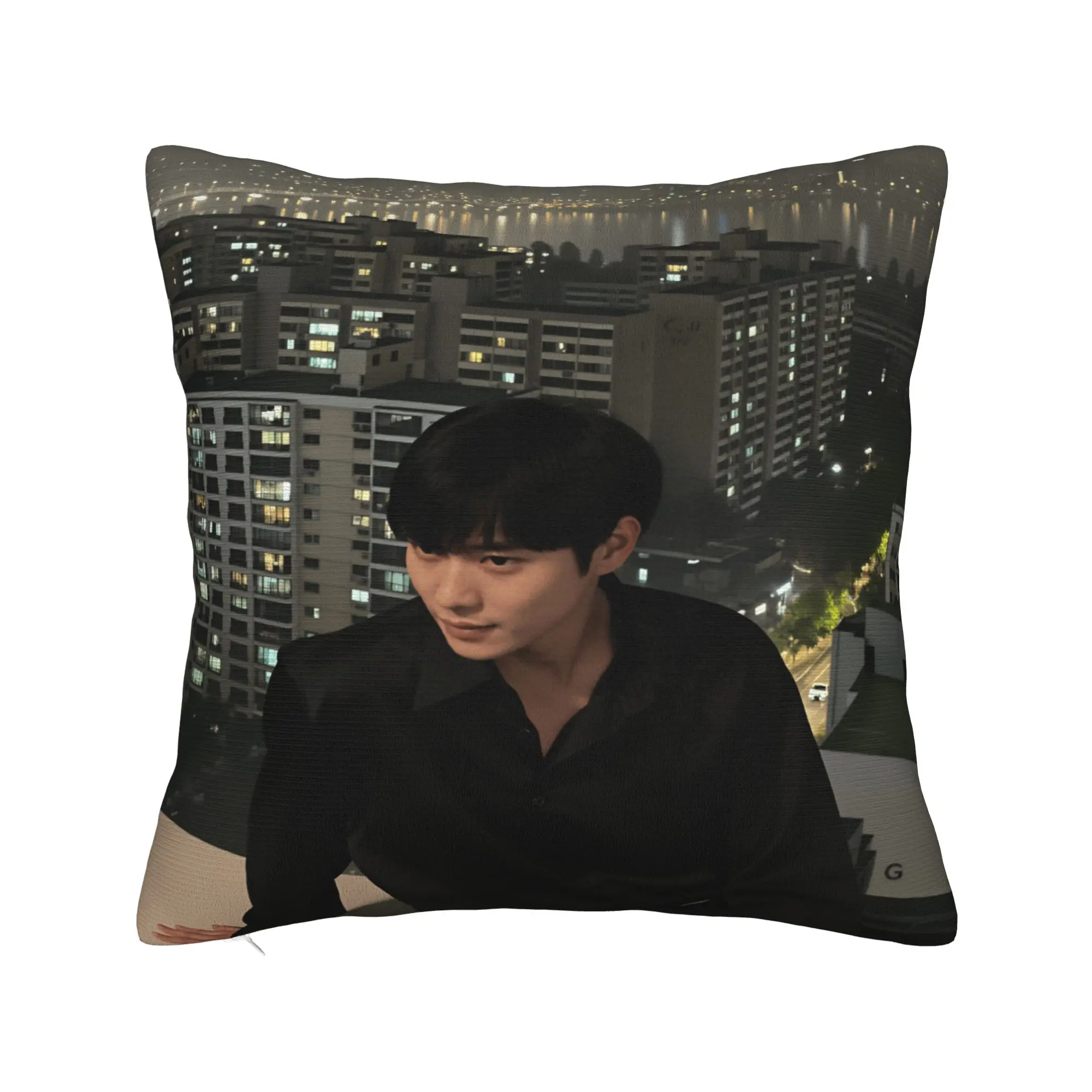 Y-Young-dae Kim Pillow Cover  Square Cushion Cover Kawaii Pillow Case For Sofa Home Decor