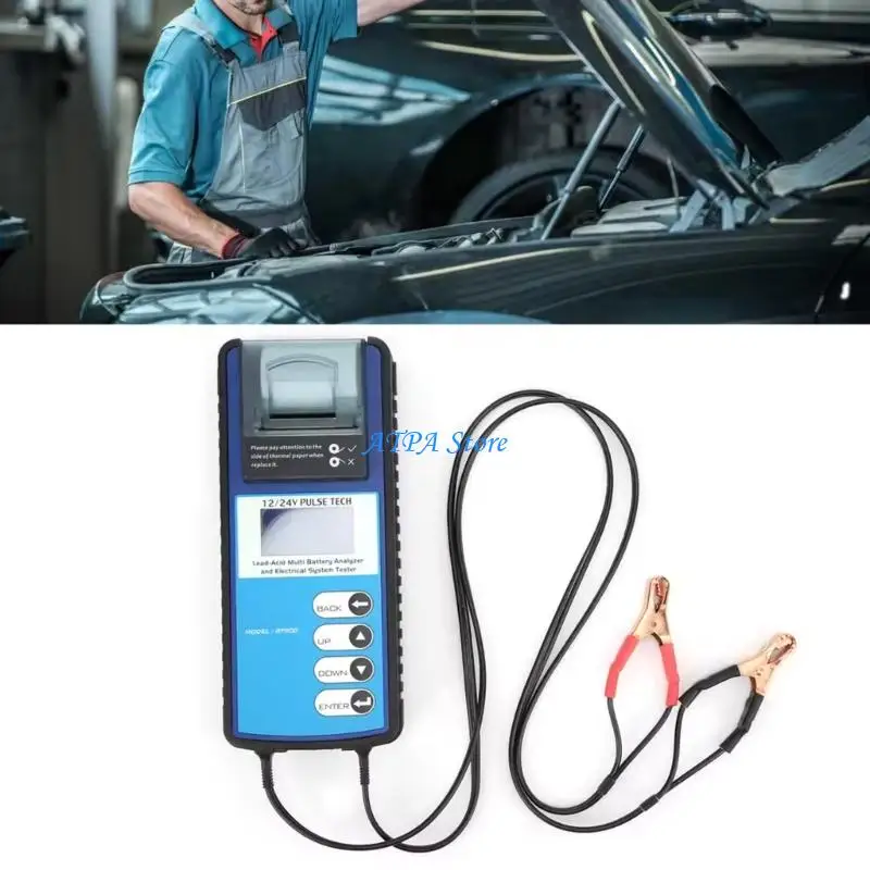 U13C 정비공 가정용 실시간 데이터를 갖춘 소형 자동차 배터리 테스터 도구