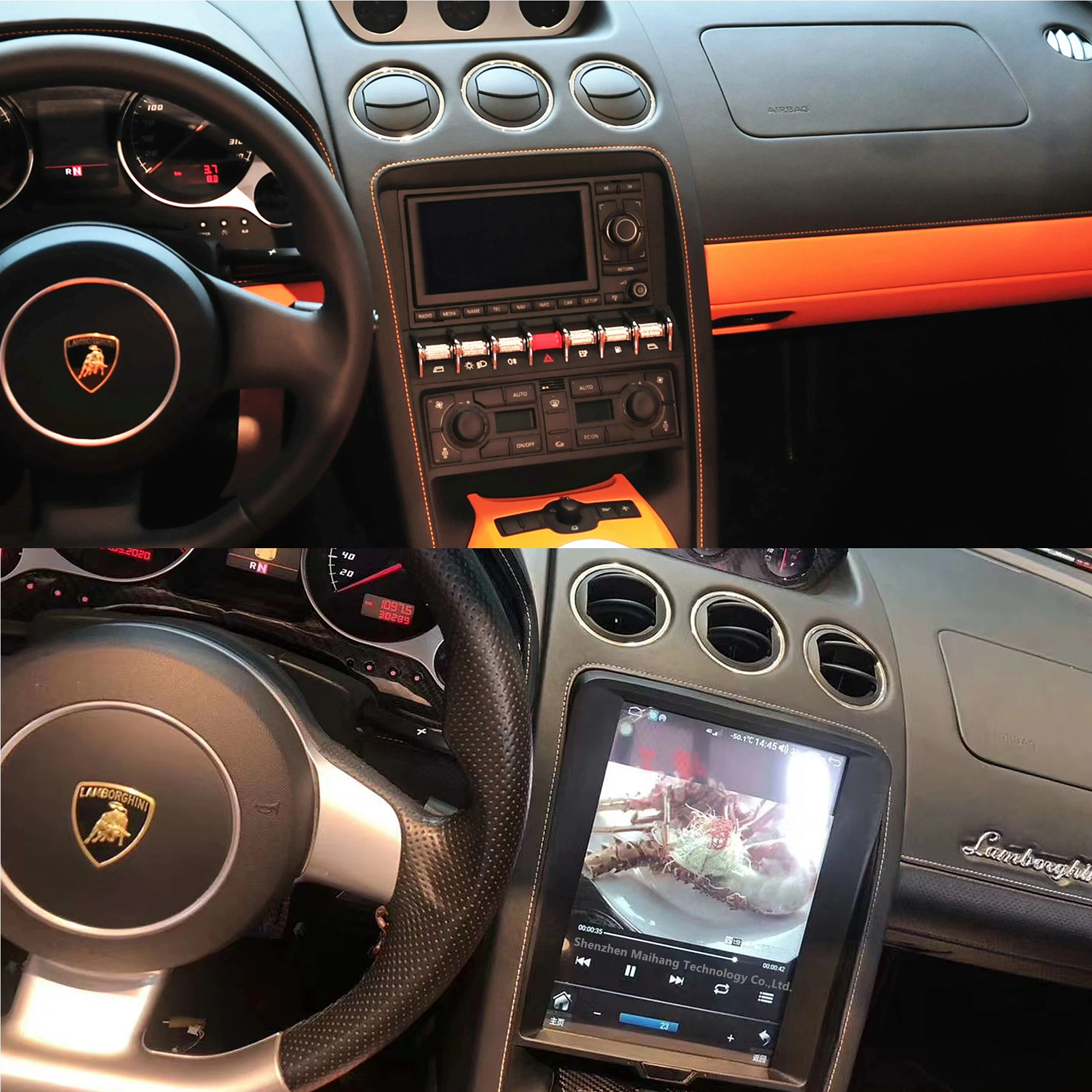 Car Video Player For Lamborghini Gallardo Gps Navigation Vehicle Android Stereo Radio