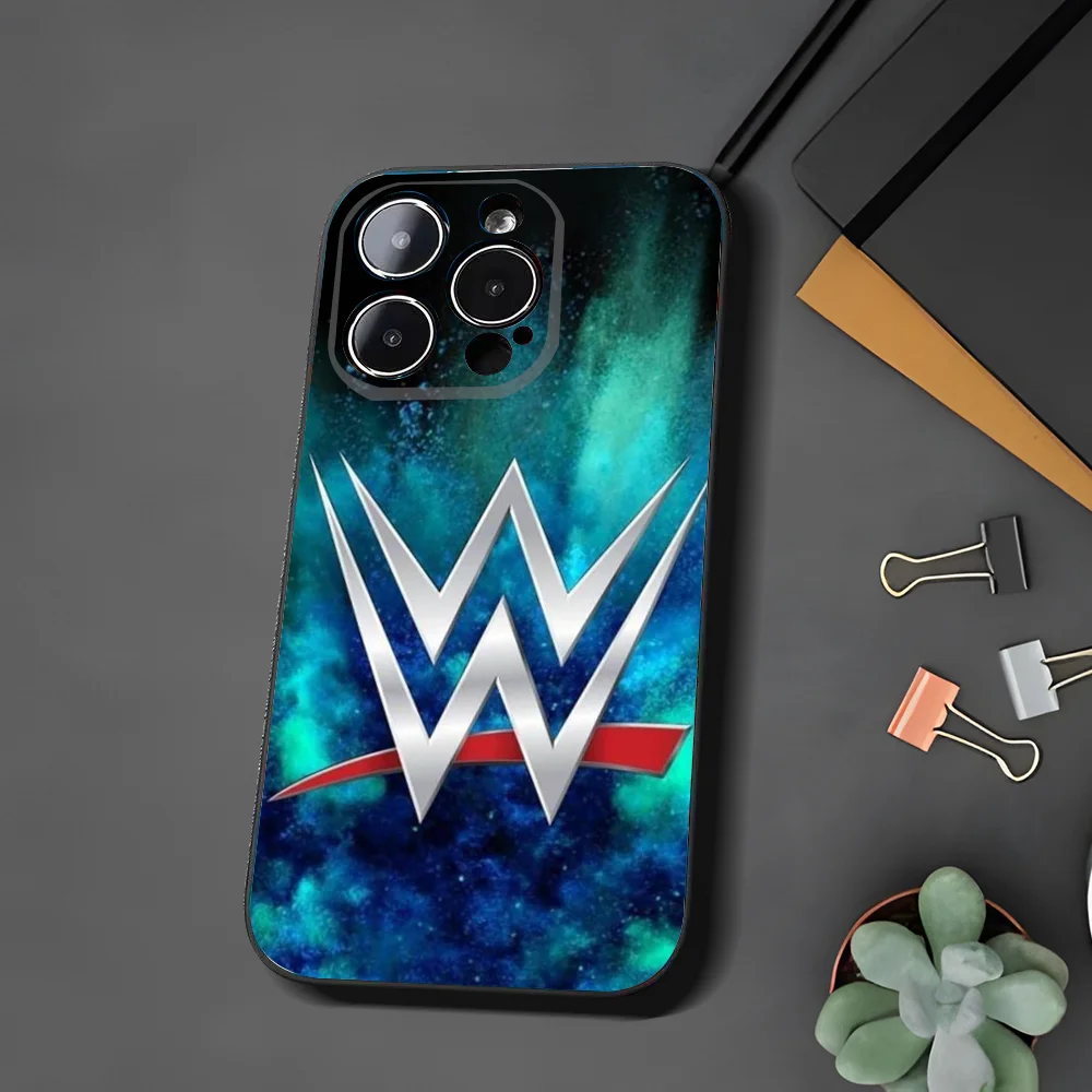 WWE The S-Shield Phone Case For Iphone 15 11 13 14 Pro Max 7 8 Plus X Xr Xs Max Se2020 12mini Cover Case