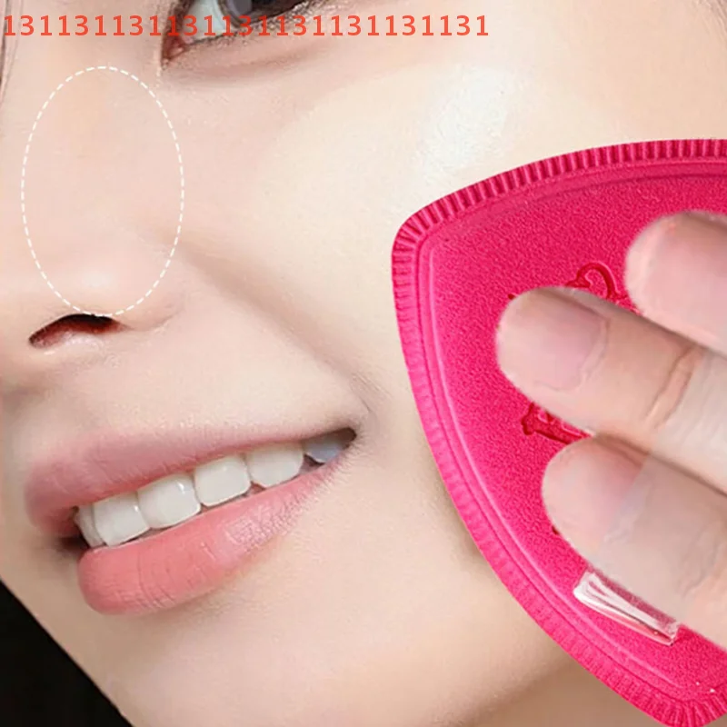 1 pz morbido e spesso rosa a duplice uso spugna per trucco soffio applicatore per fondotinta bagnato e asciutto set di soffio per cipria delicato sulla pelle strumento di bellezza
