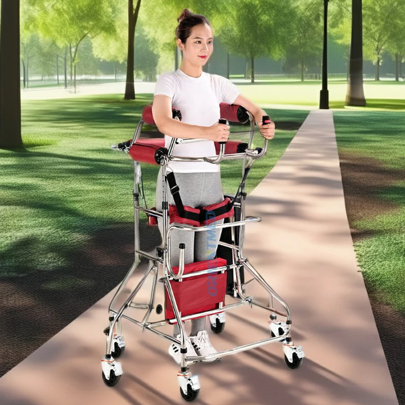 Wheelchair Inch Lightweight Andador Wheel Handicapped Wheeled Lightweight 4in Electronic Leg Medical Aluminum Rollator