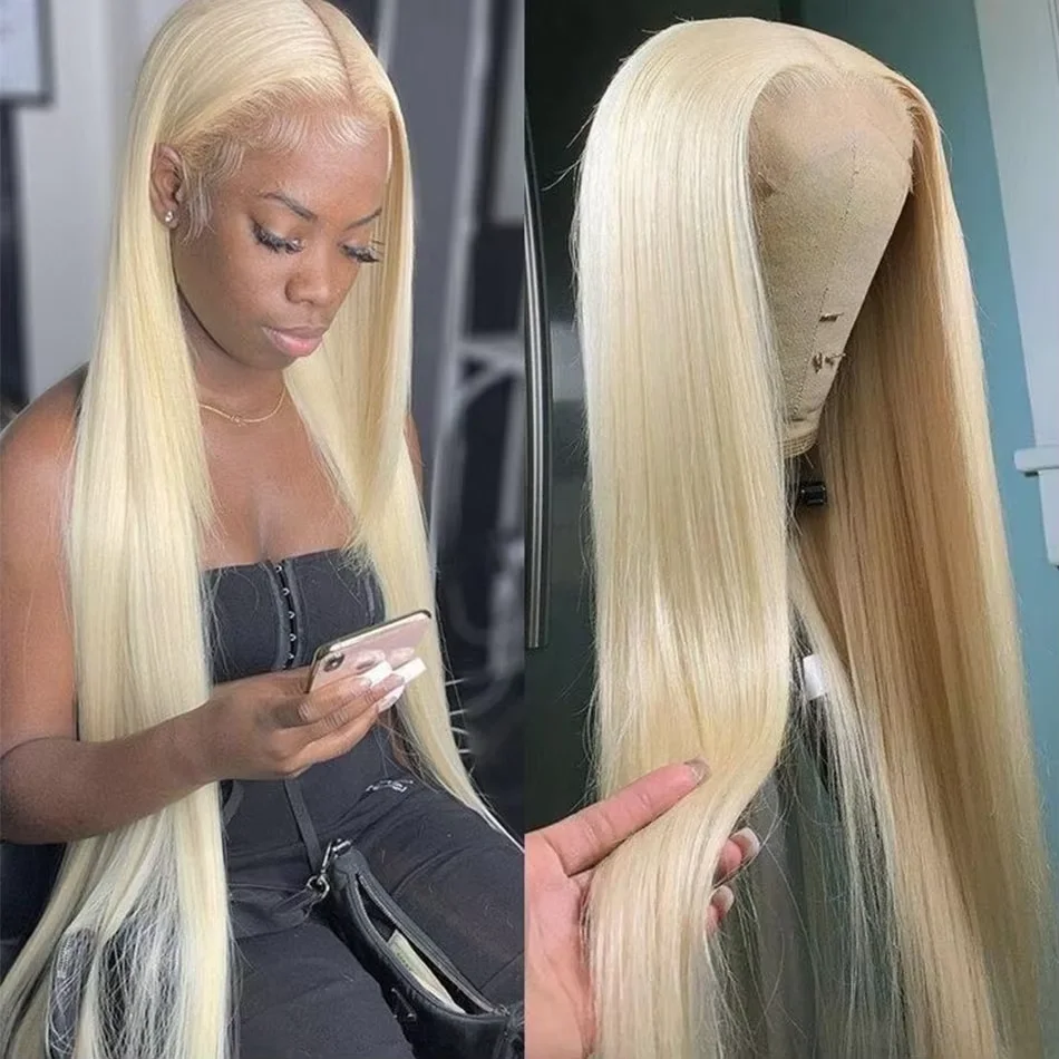 Straight Blonde 613 HD Lace Front Wig 13x4 13x6 Brazilian Human Hair Wigs For Women Density 180 200 Lace Frontal Colored Wig