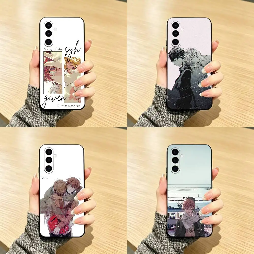 BL- Anime Given  Phone Case For Samsung Galaxy A73,A72,A71,A70,A53,A52,A51,Others Soft Black Cover
