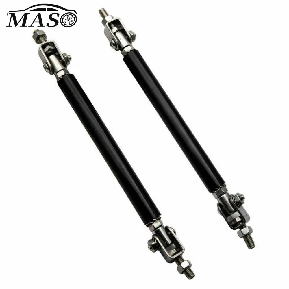 

2psc 100mm Car Splitter Rods Racing Adjustable Front Rear Bumper Lip Splitter Support Bar 4 colors