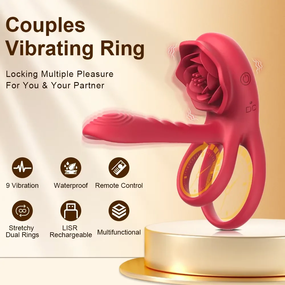 wand vibrater Big O Charged Multi-Speed Vibrating Ring main image 1