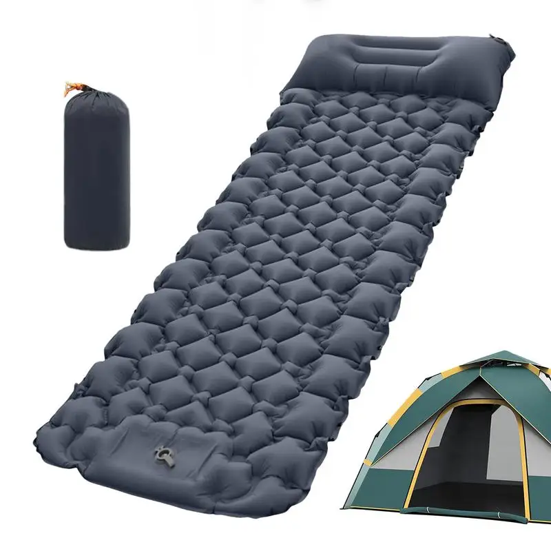 

Inflatable Camping Mattress Foldable Multipurpose Camping Mattress Tear-Resistant Mattress Pad For Hiking Thickened Sleeping Pad