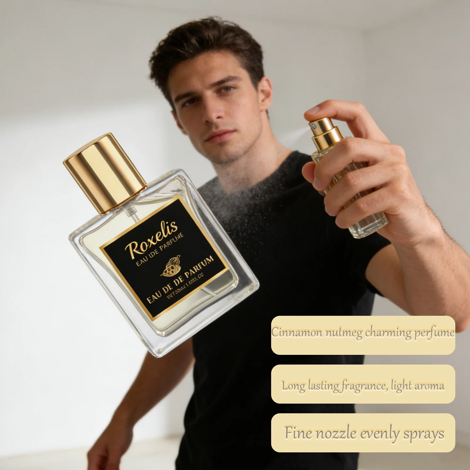 

Женские и мужские духи Roxelis Cinnamon Nutmeg | Унисекс Свежий аромат | Долговечный аромат для романтической свиданы на каждый день