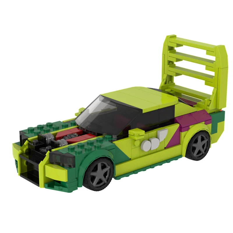 Champion Speed Cars Model Moc Building Blocks Skyline GT-R R34 Model Technology Bricks Assembly Holiday Construstion Gifts Toy