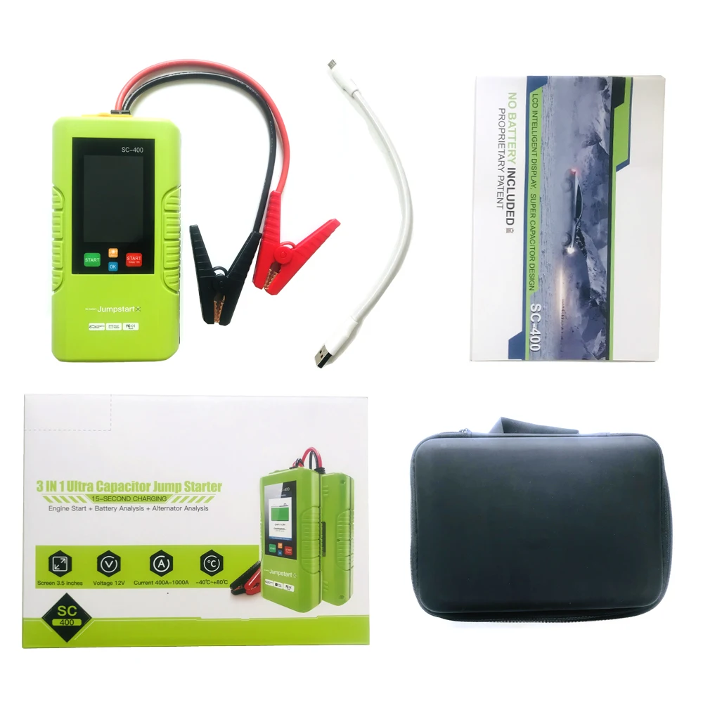 12V Super Capacitor JUMP STARTER Car starter Power Supplier Super Capacitor Starter Portable Car Jump Starter no battery safe