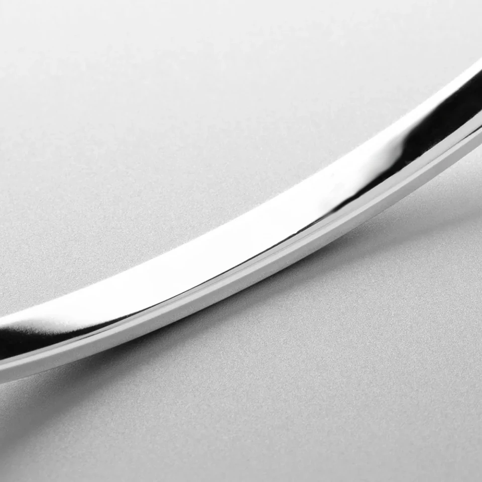 ELANDIS Minimal Unisize Cuff Sleeves Minimalist Style Men's Jewelry Personalized Platinum Bracelet Popular Couple Festival Gift