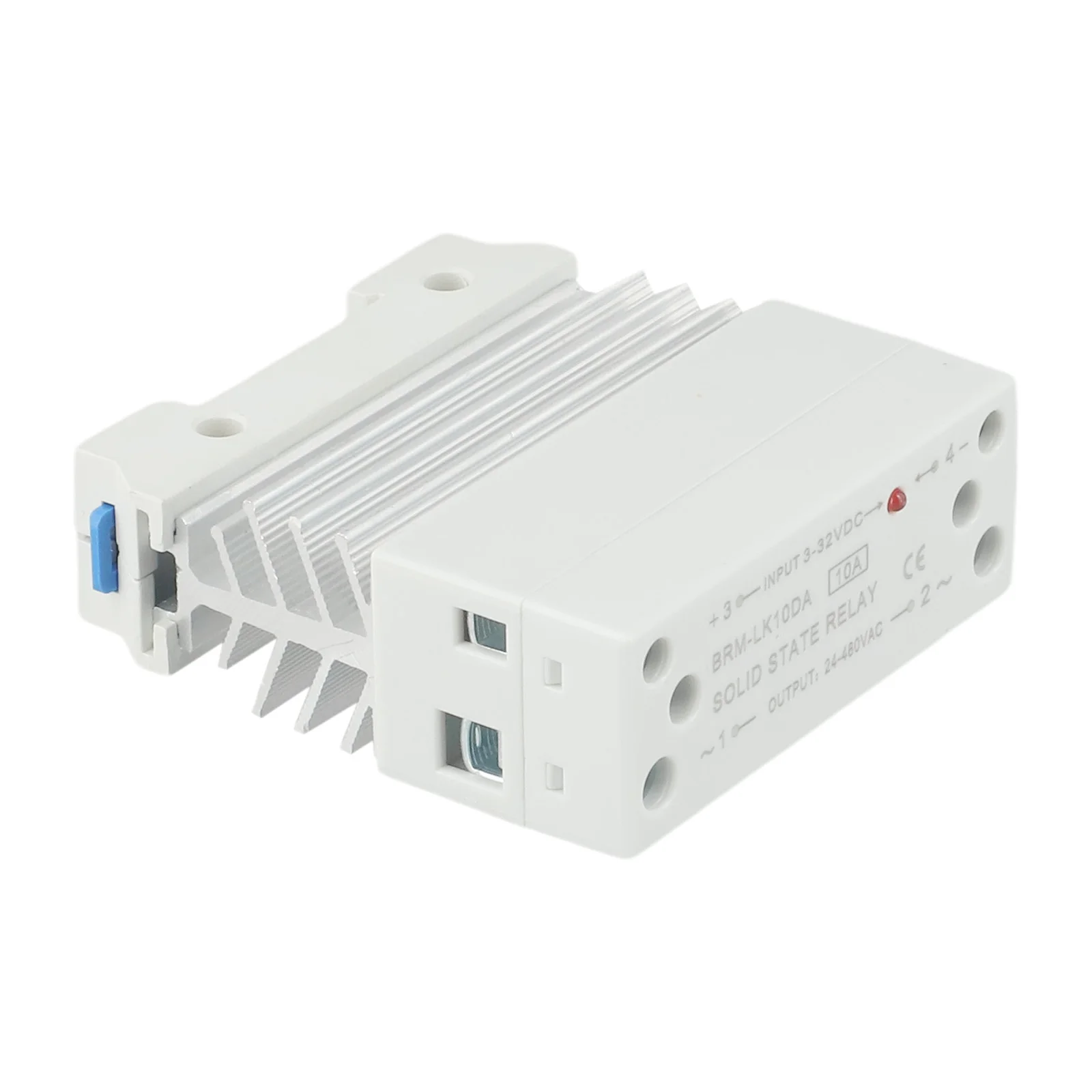 BRM-LK10DA Integrated Rail Solid State Relay 10A DC Control AC Single Phase Small SSRmodule 3-32VDC Electrical Equipment