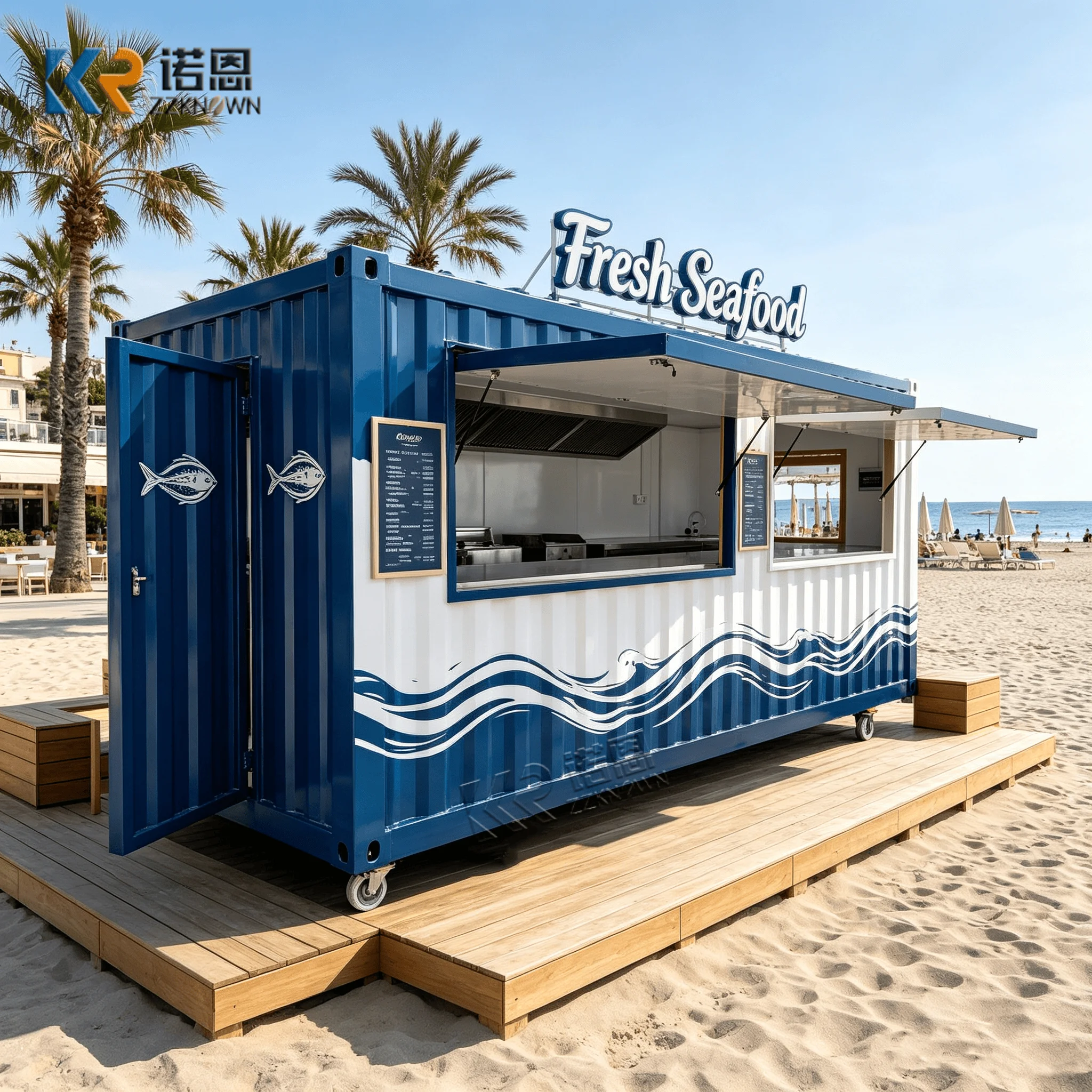 Small Commercial Food Truck Fully Equipped Food Trailer Mobile Food Truck Trailer for Night Market Snacks