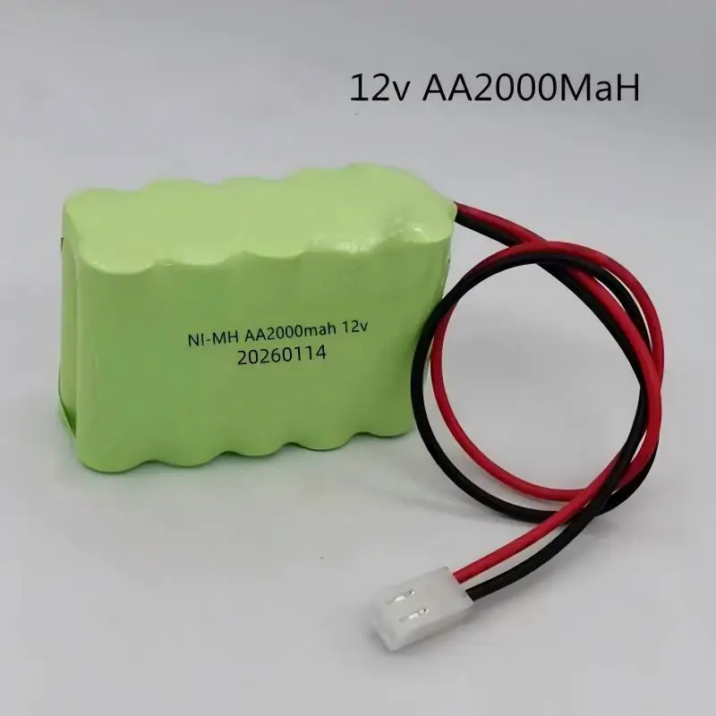 New NI-MH AA2000mah 12V for Elevator Backup Lighting Power Battery