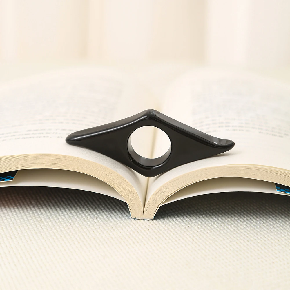 Colorful Resin Book Page Holder Thumb Book Support For Reading Portable Book Page Separator Bookend Students Reading Aids