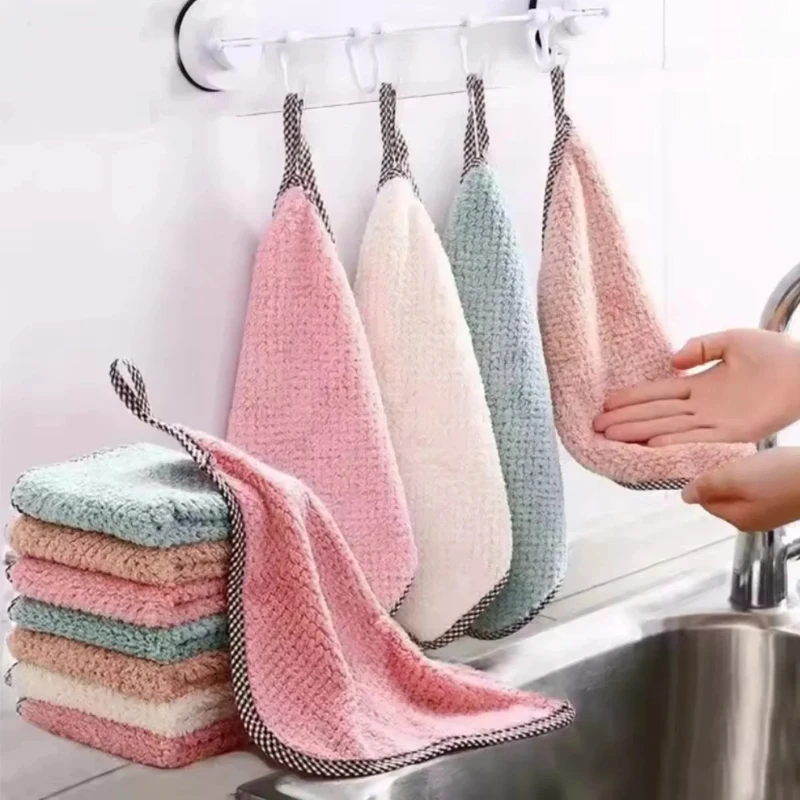 Paños de Cocina Gruesos de 5/10/20 Piezas, Antiadherentes, Absorbentes de Aceite, Paño de Limpieza para Mesa de Cocina