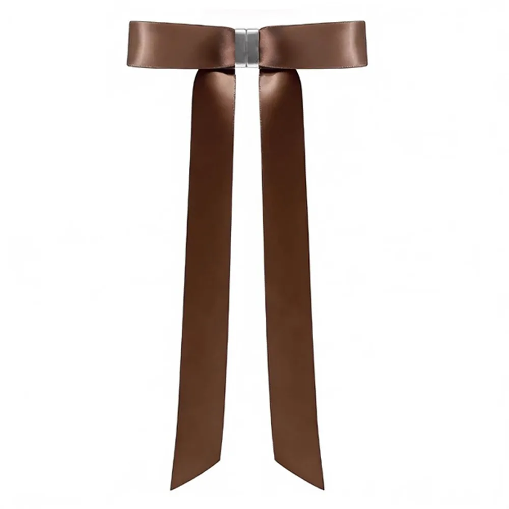 

Strong Hold Magnetic Hair Clip Long Ribbons Bowknot Bow Hair Clip No Slip Invisible Hold Elegant Hair Accessories Gift for Her