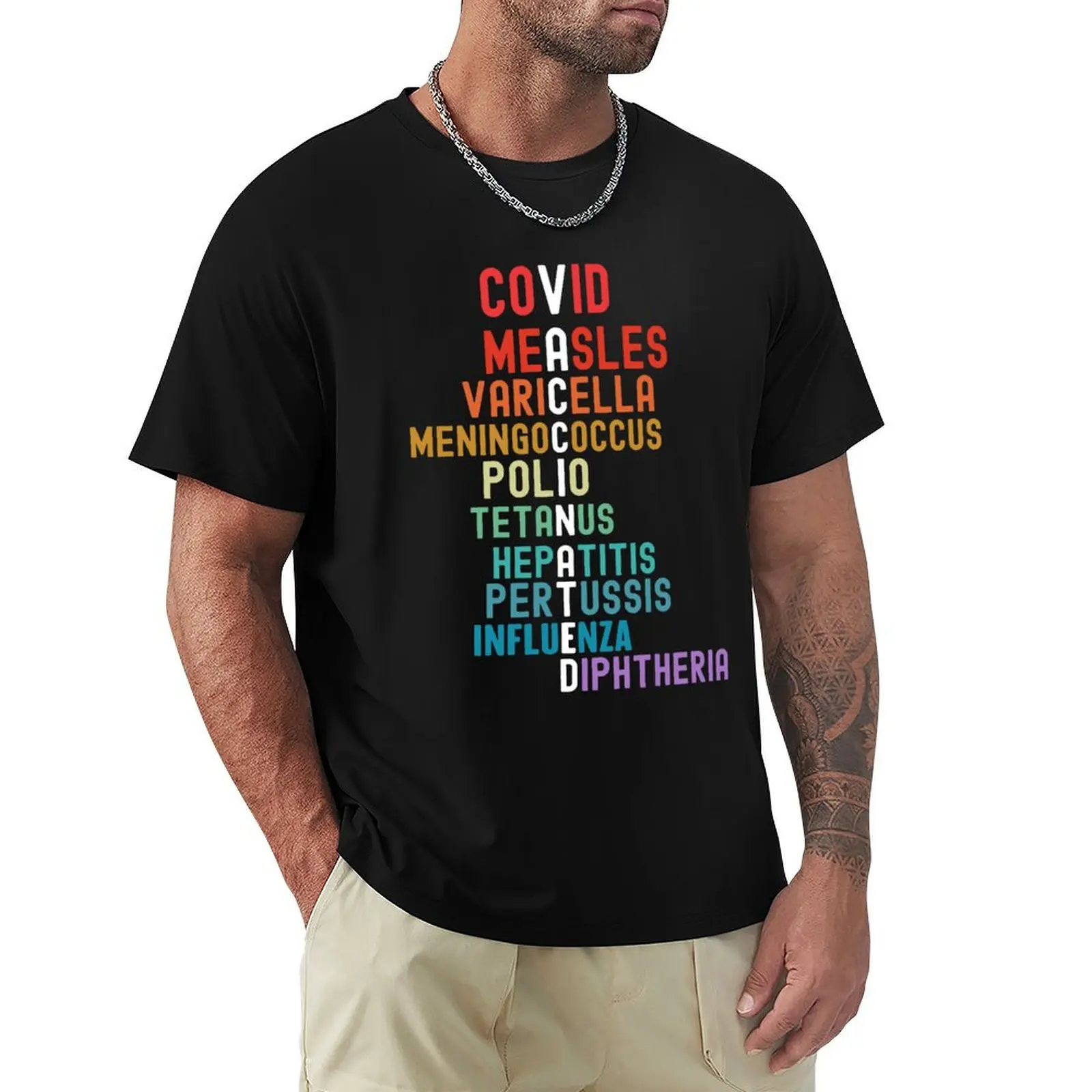 

Funny Nurse Vaccinated COVID Vaccines Vaccines Saves Lives T-Shirt fashion shirts rapper graphic tees shirts men graphic