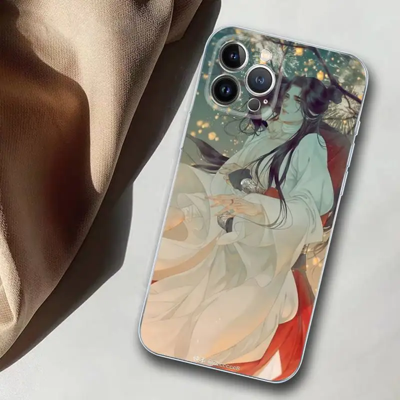 Custodia per telefono Heaven Official's Blessing Custodia morbida in silicone per iPhone 14 13 12 11 Pro Mini XS MAX 8 7 6 Plus X XS XR Cover