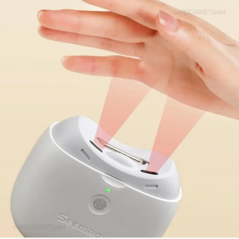 Imagem -03 - Xiaomi-semagic Cortador de Unhas Elétrico com Luz Led Ferramentas Portáteis de Manicure Moedor Automático de Velocidades para Crianças e Adultos