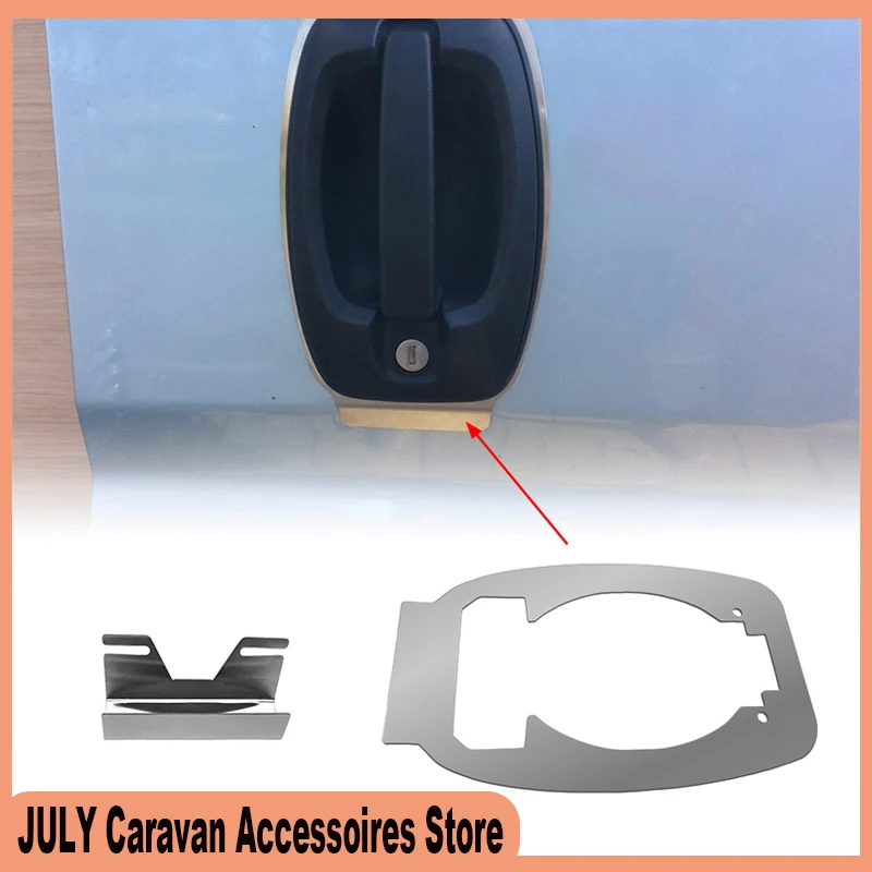 

1pc Anti-Burglary Door Handle Pro Plate Kits Stainless Steel Car Tools For Citroen Relay Fiat Ducato Peugeot Boxer 2006- Onwards