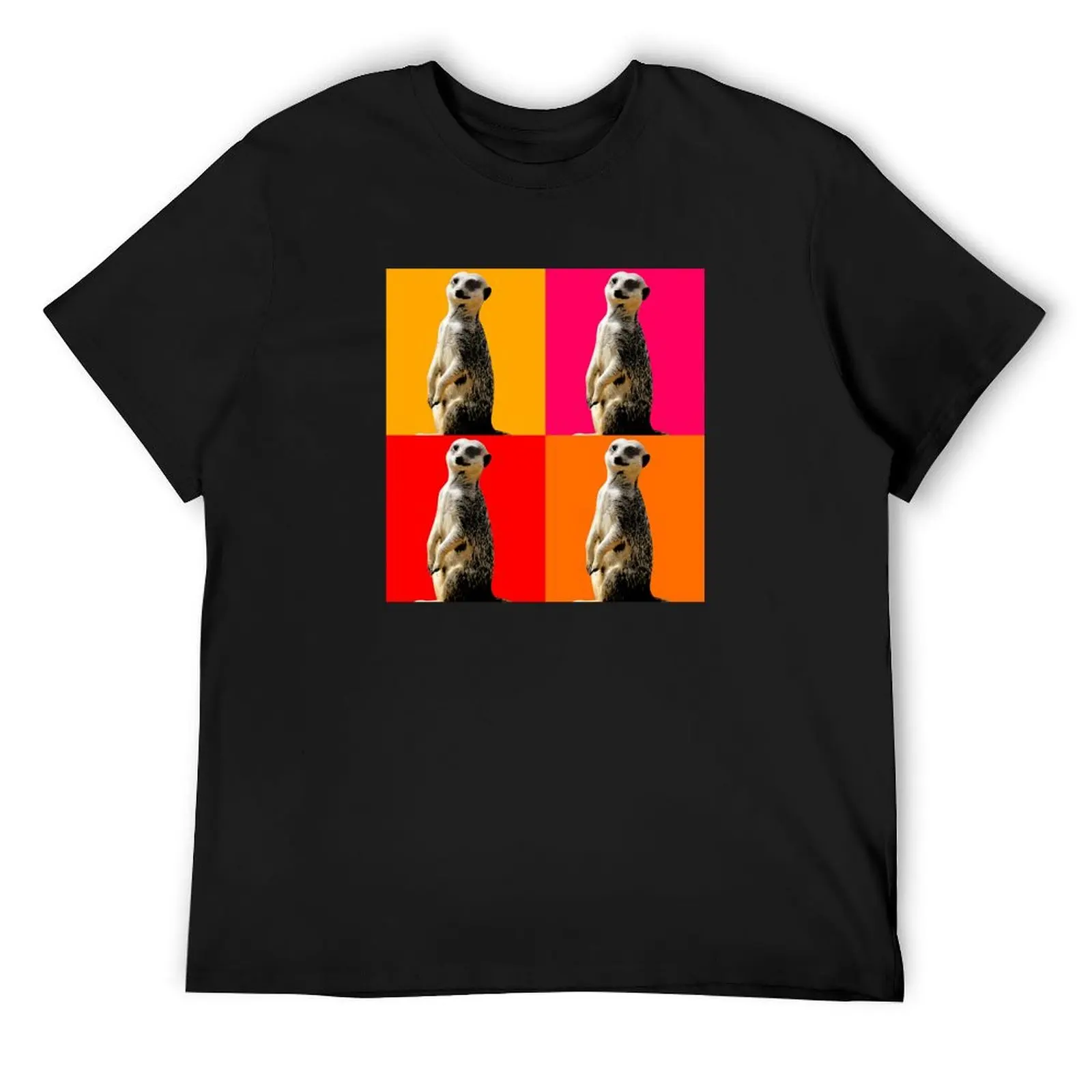 Meerkat. Cute Meerkat Pop Art. pop art meerkat - magical animals T-Shirt graphics graphic shirts t shirt men