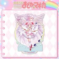 HOT Anime Tomoe Mami Akemi Homura Puella Magi Madoka Magica Acrylic Figure Stand Model Decor Desktop Table Ornaments Friend Gift