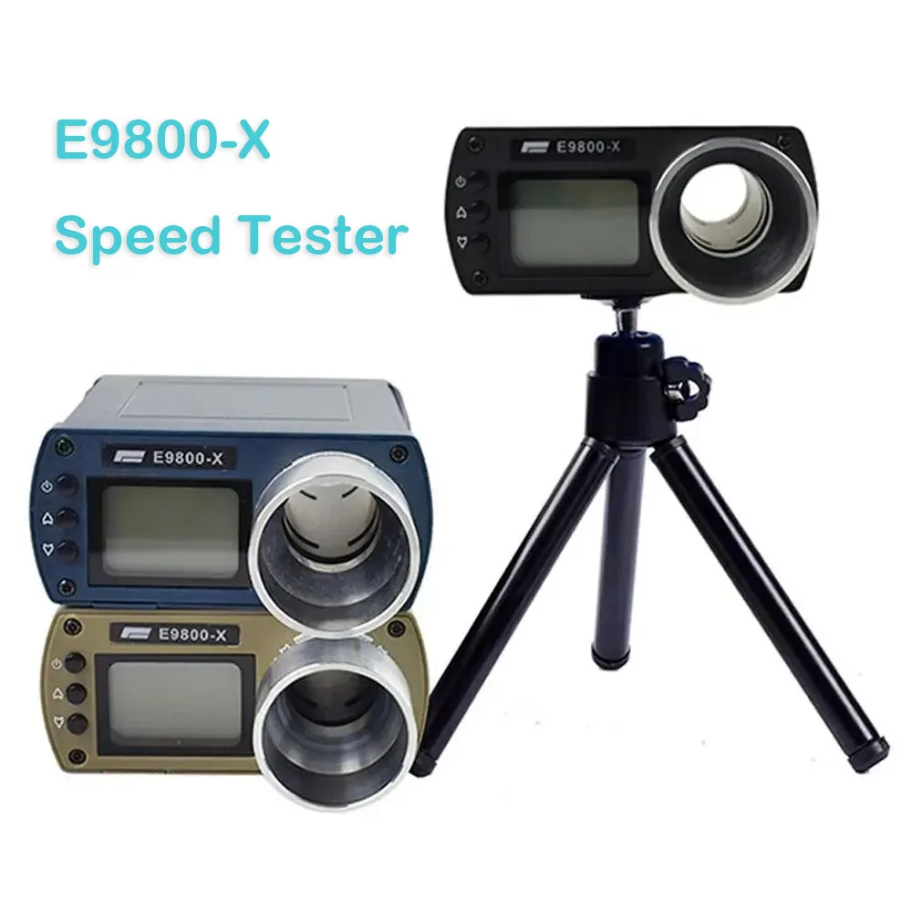 Bullet Firing Speed Chronograph Shooting Measuring Instruments Chronograph for Shooting LCD Chronoscope Speed Tester E9800-X