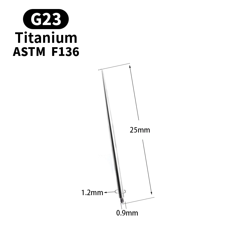 G23 Titanium Puncture Needle Guide Needle Piercing Tool For Belly Lip Ear Eyebrow Piercing Body Piercing Tool Jewelry Tools