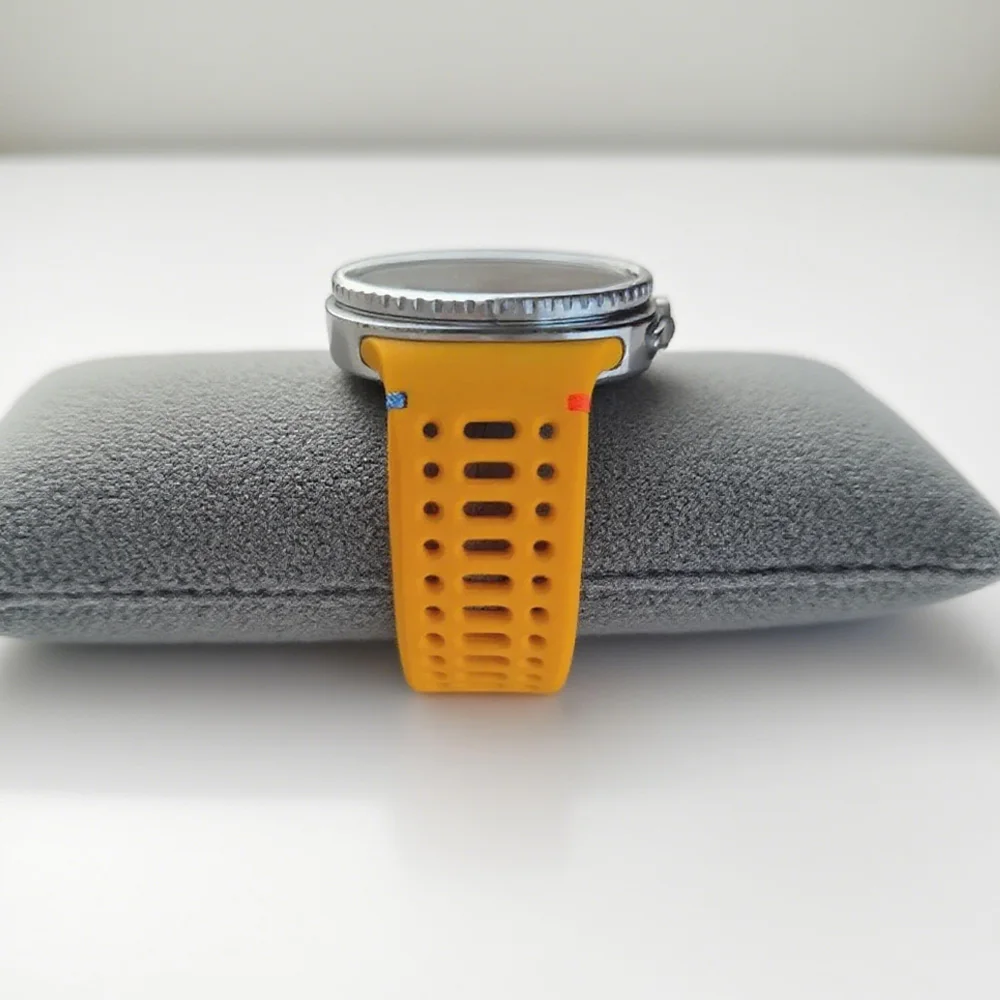 تصميم حزام لساعة سامسونج جالاكسي 8 40 مللي متر/44 مللي متر حزام الساعات قابل للتعديل سيليكون جديد معصمه ساعة جالاكسي 8 الملحقات الكلاسيكية