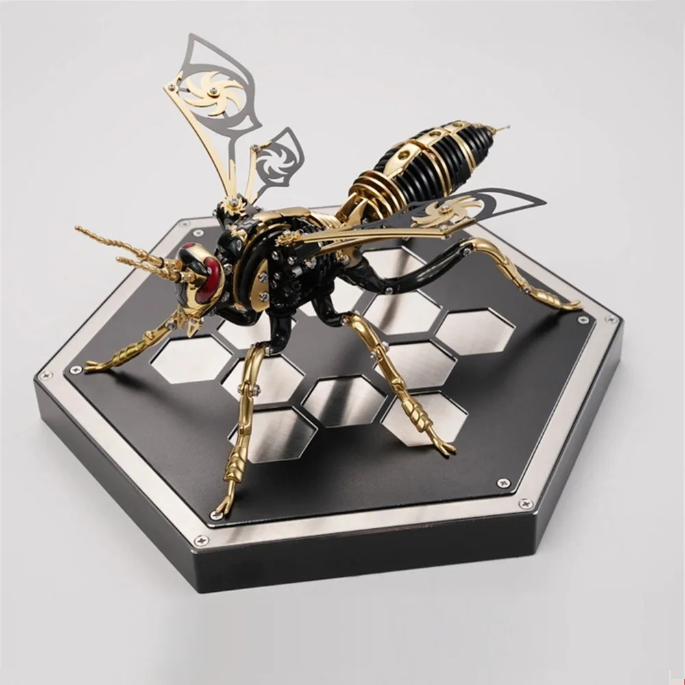 3D Insect Bumblebee Metal Assembly Model Boys Girls Creative Handmade Diy Decoration Gift Children Model Building Kits Toys