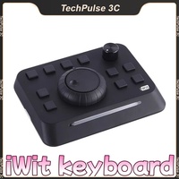 Iwit X Shortcuts Keyboard Pr Tourbox Cutting Controller Davinci Resolve Video Editing Ps Color Grading Drawing Retouching