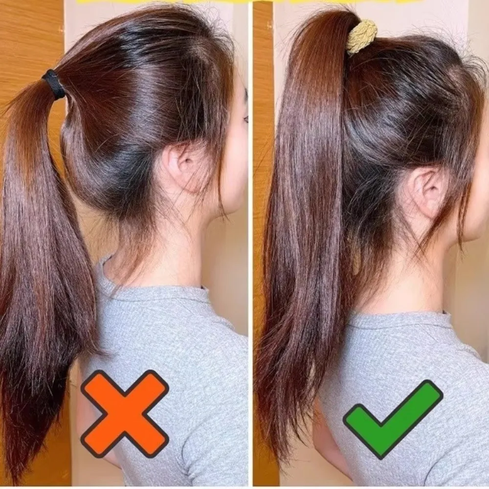 ربطات شعر ملونة حلوة، ربطات شعر متينة عالية على شكل ذيل حصان، شريط مطاطي عالي المرونة، إكسسوار شعر متعدد الاستخدامات #5