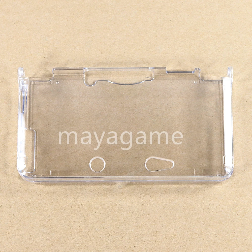 Cristal protetora Shell pele dura capa da caixa, transparente, plástico, transparente, elegante, venda quente, 3DS, 10pcs