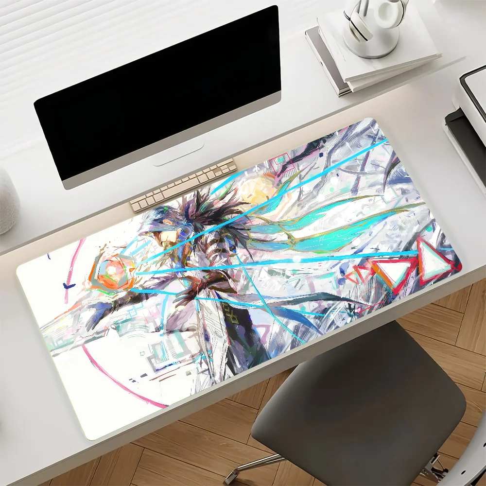 Game Genshin Impact Il Dottore Mouse Pad Anti Slip Rubber Edge Locked Thickened Laptop Gaming Desk Mat