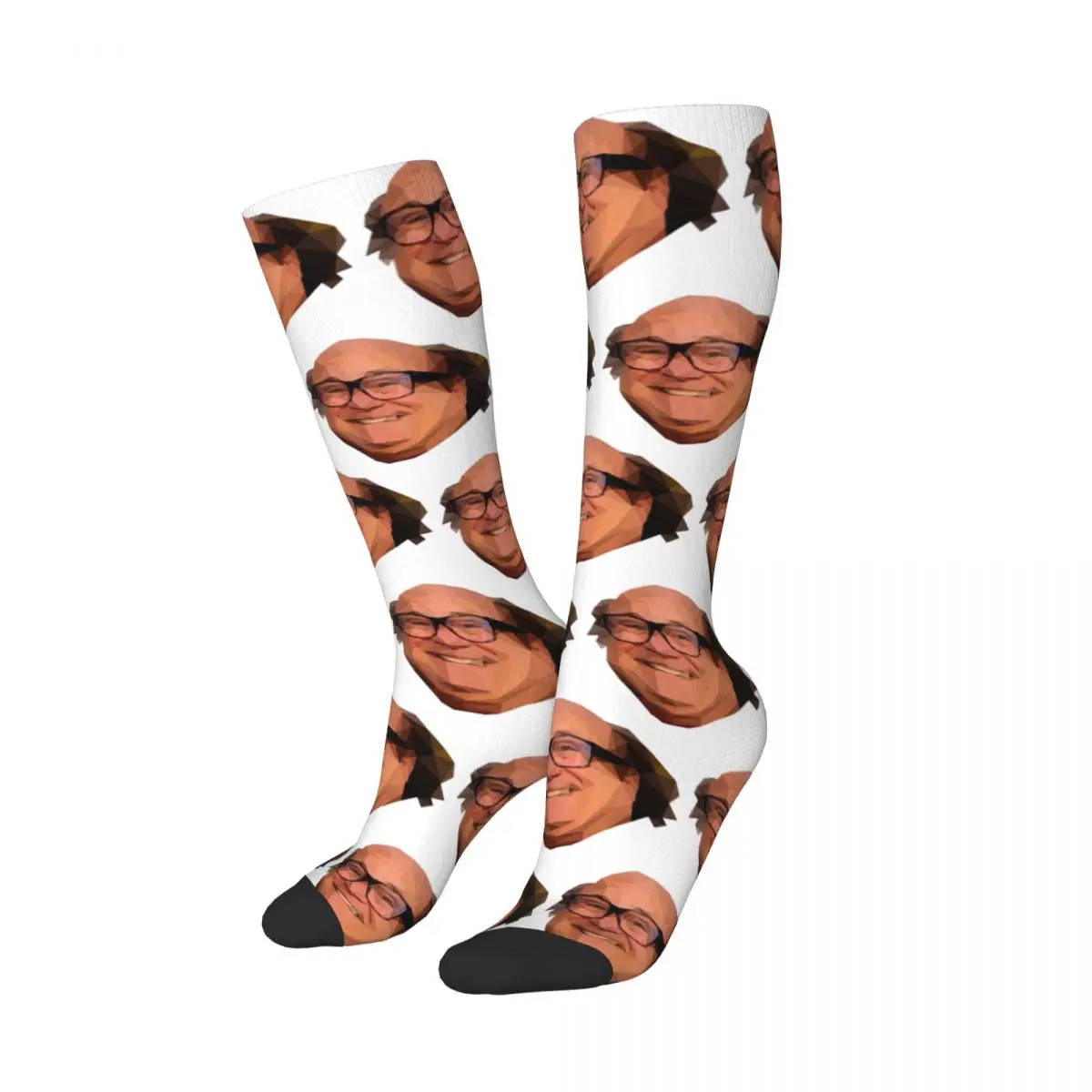 Danny DeVito Prism Socks Harajuku Sweat Absorbing Stockings All Season Long Socks Accessories for Man's Woman's Gifts